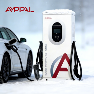 AMPPAL Nouvelle station de recharge pour véhicules électriques de qualité fiable 30KW 40KW à <span class=keywords><strong>double</strong></span> pistolet CC pour voitures commerciales - Product Image 1