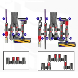 Convient à l'aspirateur Dysons V7/V8/V11/<span class=keywords><strong>V12</strong></span>/V15 Rack de stockage <span class=keywords><strong>Slim</strong></span> Extension Bracket Hanging Bracket Accessories - Product Image 4