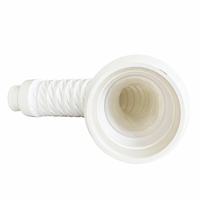 Tuyau de ventilation flexible en nylon de conception chinoise pour usage hospitalier avec raccord souple pour la réduction du bruit des ventilateurs