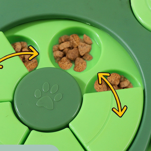 Jouet d'alimentation interactif pour animaux de compagnie, distributeur de nourriture lent, puzzle alimentaire pour chiens et chats - Product Image 5