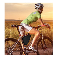 Sac de rangement de vélo de sport personnalisable cadre de selle Triangle à la mode pochette de vélo en toile de nylon en cuir EVA imperméable