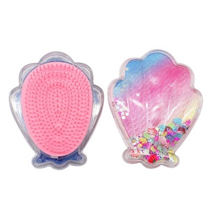 Gloway-cepillo pequeño portátil de plástico antiestático para niña, cepillo de pelo para niña, con carcasa ostentosa, para pelo húmedo o seco - Product Image 5