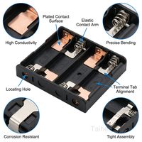 Pièces de bornier électrique de batterie d'estampage de précision personnalisé Clips de contact de ressort en acier à ressort en laiton de cuivre