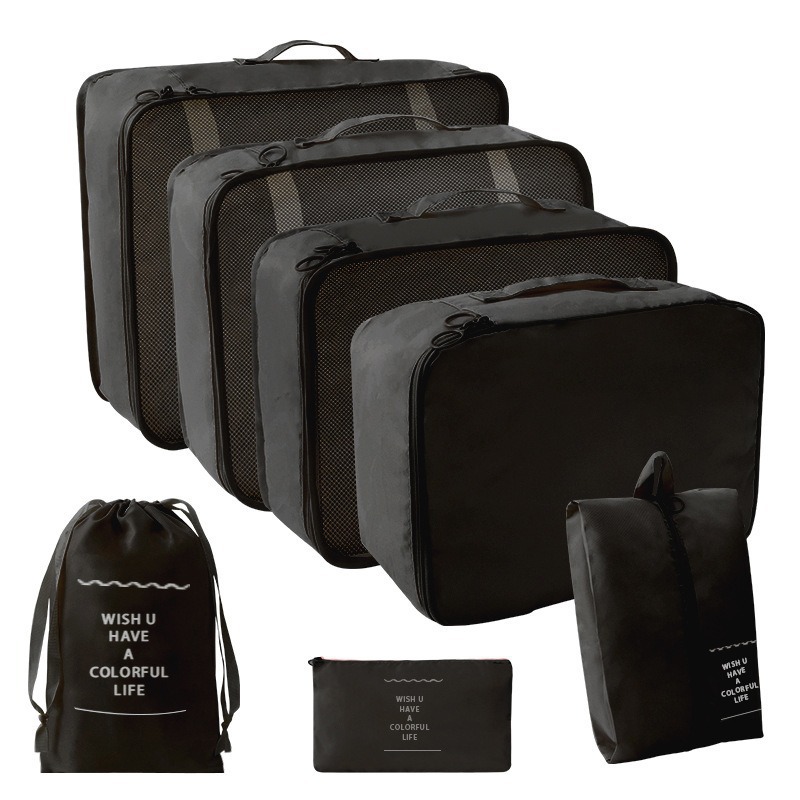 Ensemble sept pièces noir