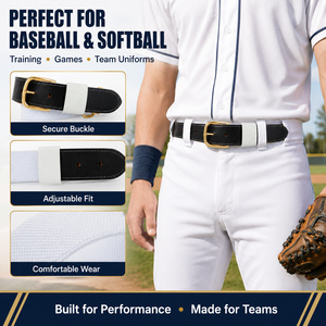 <span class=keywords><strong>Ceinture</strong></span> de baseball <span class=keywords><strong>élastique</strong></span> réglable Prosteer en gros, <span class=keywords><strong>ceinture</strong></span> de club personnalisée pour uniforme d'équipe, commandes en gros, ODM, OEM - Product Image 2