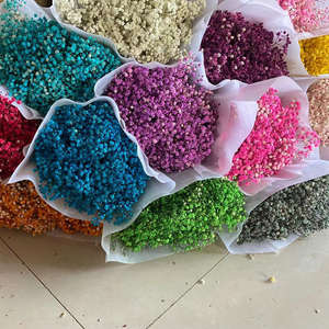 Bouquet séché Ciel étoilé 2026, fleur éternelle, base droite, cheveux naturels, matière florale véritable, décoration pour la Saint-Valentin et les mariages - Product Image 2