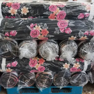 micro fiber disperse printing polyester floral design bed sheet fabrics and textiles in roll