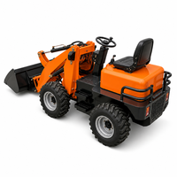 Mini Wheel Loader Depan & Belakang dengan Bucket Konstruksi Efisiensi Tinggi untuk Teknik Kehargaan Kota