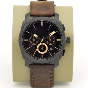 high quality dress montre mens wrist watches original Quartz relojes Leather brand wristwatches with box