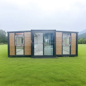 <span class=keywords><strong>Maison</strong></span> conteneur contemporaine multi-pièces à panneaux sandwich avec extension à double aile pour <span class=keywords><strong>location</strong></span> familiale <span class=keywords><strong>de</strong></span> taille moyenne - Product Image 1