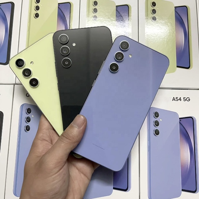 EU US Version Dual SIM Original for Am Sung A54 128GB 5G Used Mobile Phone Unlocked Android Second Hand Cellphone A15 A14 A25