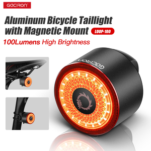Luz Trasera Compacta para Bicicleta Gaciron LOOP-100 - Sensor de Movimiento Inteligente, Modo de Reposo de 120s, Fácil Montaje Magnético - Product Image 4