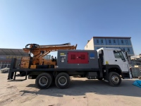 Foreuses de puits d'eau montées sur camion 200-600m, petites foreuses pneumatiques d'occasion pour puits, machine de forage sur camion