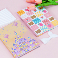 Cuaderno Kawaii A5 de Alta Calidad, Personalizado, Tapa Dura, Diario de Moda, Primera Opción para Estudiantes, Cubierta de Papel Colorida y Moderna