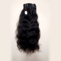 Rambut Manusia Remy India Alami Mentah Tanpa Proses 2026. Ekstensi Rambut Berkualitas Tinggi dengan Teknik Anyaman Ganda Deep Wave.