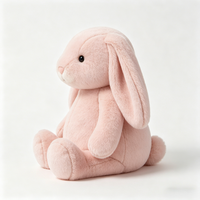 OEM ODM, prix bas, vente en gros, adorable peluche lapin, coton PP, logo personnalisé brodé, peluche lapin pour cadeaux promotionnels d'anniversaire