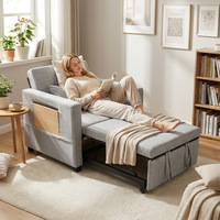Canapé-lit pliable moderne et minimaliste, double usage, extensible, multifonctionnel, une place pour petits appartements ; Nouveau style 2026 OEM ODM
