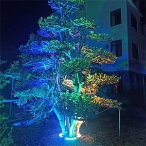 Éclairage solaire en aluminium <span class=keywords><strong>pour</strong></span> <span class=keywords><strong>jardin</strong></span>, lampe LED extérieure, piquet, éclairage paysager, éclairage d'arbre, lumière de balise électrique IP65, projecteur annulaire - Product Image 6