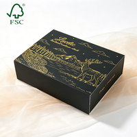 Boîte en carton rigide coulissante personnalisée pour lingerie, chaussettes, ceintures – Emballage de luxe imprimé sur mesure pour cadeaux