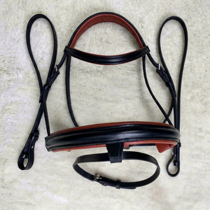 Annabelle Equestrian Professional Grade Genuine Leather Horse Bridle with <b>reins</b> Smooth Finish Riding Gear horse tack supplier - Product Image 1
