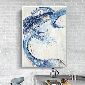 Trung Quốc nhà máy bán buôn Tùy chỉnh hình ảnh Áp phích đóng khung nghệ thuật in trừu tượng tường sơn vải sơn tường nghệ thuật - Product Image 2