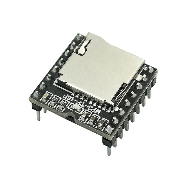Hot Sale Open Source DFPlayer Mini MP3 Audio Module UART Serial Control TF Card Voice Player Board for DIY Project in Stock