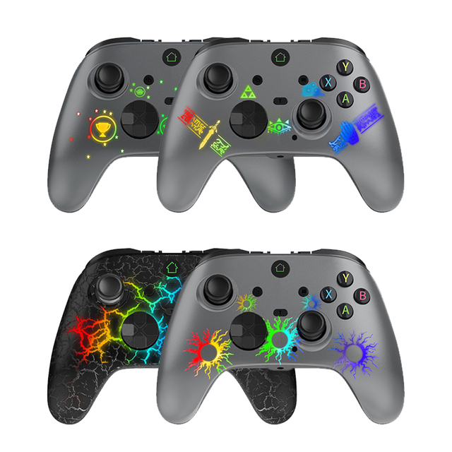 2.4Ghz Wireless Controller for Xboxone/s/x/PC/p3/Android/Switch with RGB Light Turbo Button & Programmable Buttons