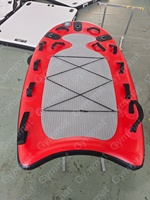 Planche de sauvetage personnalisée pour PWC, traîneau gonflable Drop Stitch pour le sauvetage aquatique, jet ski pour le transfert de personnel de sauvetage, embarcation aquatique