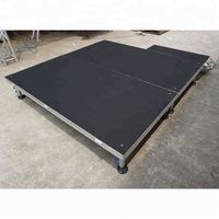 Cabine de DJ portable en aluminium solide et durable scène utilisée
