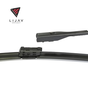 Pour Grand Scenic III 2012-2016, balais d'essuie-glace avant sans armature en caoutchouc naturel avec bras à bouton-poussoir parfait LIJAY - Product Image 2
