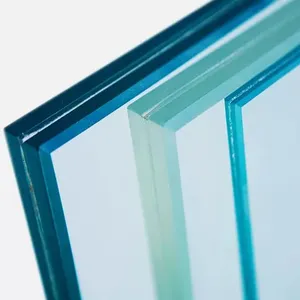 China factory Laminated Glass Safety glass Various Thicknesses and Colors
