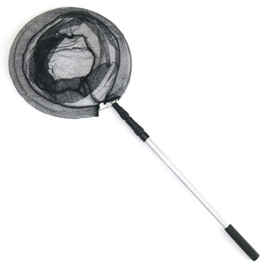 Épuisette en alliage d'aluminium de 1,5 mètre à mailles fines, pliable, pour la pêche - Product Image 1