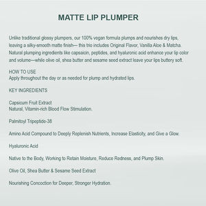 Matte <b>Lip</b> Plumper Moisturizing Fuller <b>Lip</b> Gloss Long Lasting Vegan Formula Private Label Wholesale Cosmetics - Product Image 2