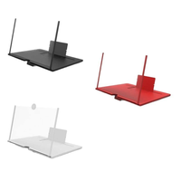 Support de téléphone portable universel 10/12 pouces avec écran vidéo 3D HD agrandi, support de bureau, loupe d'écran de téléphone mobile