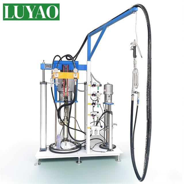 Automatic Two-part Glue Spreading Machine with Pump for Double Glass Processing Eco-Friendly Insulating Glass Production Line
