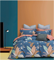 Nouveaux ensembles de housses de couette en coton imprimé, literie en coton imprimé, draps de lit, ensembles de draps ajustés avec taie d'oreiller