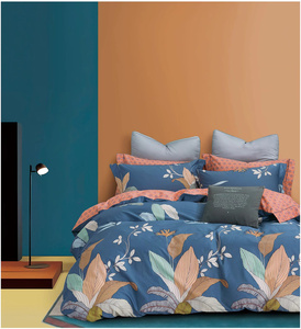 Nouveaux ensembles de housses de couette en coton imprimé, literie en coton imprimé, draps de lit, ensembles de draps ajustés avec taie d'oreiller - Product Image 5