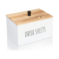 Séchoir à linge en bois porte-feuille adoucissant maison feuilles distributeur gain de place boîte de rangement conteneur moderne séchoir boules organisateur