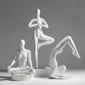 Guangzhou ชุดโยคะสีขาวแบบเต็มรูปแบบสีขาวสำหรับนั่งแสดงแสดงของผู้หญิงหุ่นโชว์เสื้อโยคะสไตล์กีฬา - Product Image 5