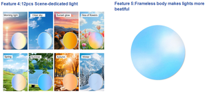 CE SAA LED Smart Blue Sky Lights Artificielle Skylight Sky Light pour Salon Bureau Étude Salle de <span class=keywords><strong>Bains</strong></span> Lumière du Soleil Naturelle - Product Image 5