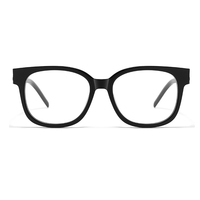 Lunettes de protection anti-lumière bleue en acétate noir carrées tendance pour hommes et femmes, lunettes de jeu sur ordinateur