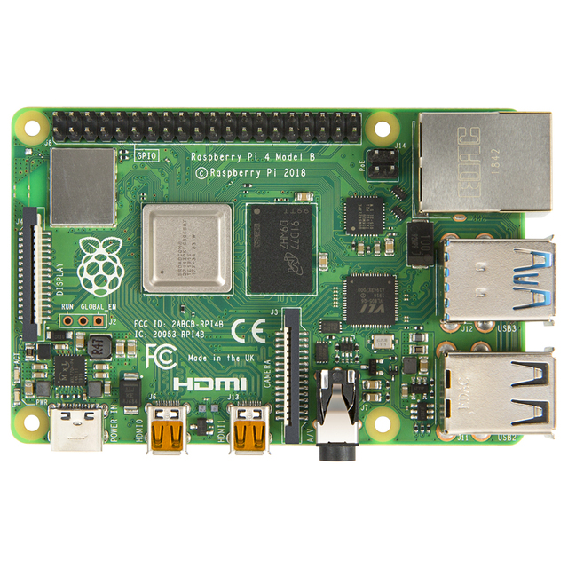Newest Raspberry Pi 4 Model B 1GB 2GB 4GB 8GB RAM Original Made In UK Motherboard Development Board