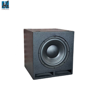 Sistema de Sonido Activo 2.1, Conjunto Completo PA, Altavoz de Rango Completo Doble de 5 Pulgadas, Subwoofer Activo Individual de 12 Pulgadas, 1200W, Madera