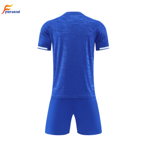 Maillots de football personnalisés en polyester respirant à manches courtes pour équipes de soccer – Vente en gros - Product Image 2