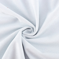 Tissu en microfibre suédée épaisse et lourde en tricot warp brossé 100% polyester pour les vêtements de sport, les chaussures, les bagages, les manteaux