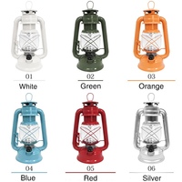 Lampe de camping LED rétro à 6 couleurs avec variateur d'intensité continu, batterie Li-ion rechargeable par USB, pour la décoration de camping et les situations d'urgence