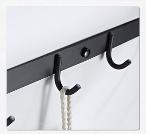 Toallero de Baño de Aluminio para Montar en la Pared, 24 Pulgadas, Duradero, Resistente al Óxido, Ahorra Espacio, Diseño Minimalista - Product Image 3