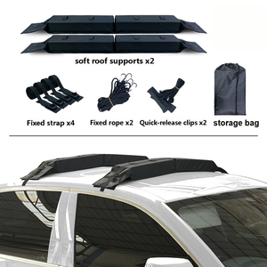 Support de transport universel pour <span class=keywords><strong>porte</strong></span>-bagages de toit de voiture, cadre souple pour kayaks, planches de surf, bateaux pneumatiques, snowboards - Product Image 5