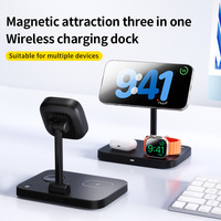 2024 nouvelle montre intelligente pliable charge rapide support magnétique écouteur sans fil pour téléphone portable 3 1 chargeur Flexible pliable rapide