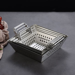 Parrilla antiadherente de acero al carbono resistente de estilo coreano para barbacoa, parrillas para <span class=keywords><strong>Wok</strong></span>, carne vegetal, Pescado, parrilla de <span class=keywords><strong>verduras</strong></span>, cesta para freír - Product Image 3